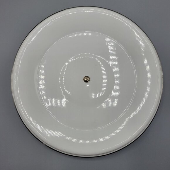 Vintage MCM Prestige Japy Marne Enamel Paisley Floral Sauce Pan w Lid France - Picture 8 of 16